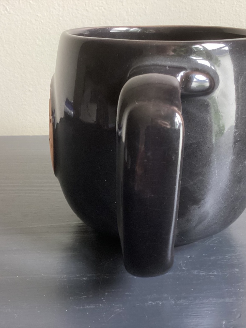 Frankoma “No Wimpy Wines” Ravenswood Winery Black Large Mug 24oz - Picture 3 of 5